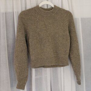 Weekday Relaxed Fit Nepped Knit Sweater – Size XS